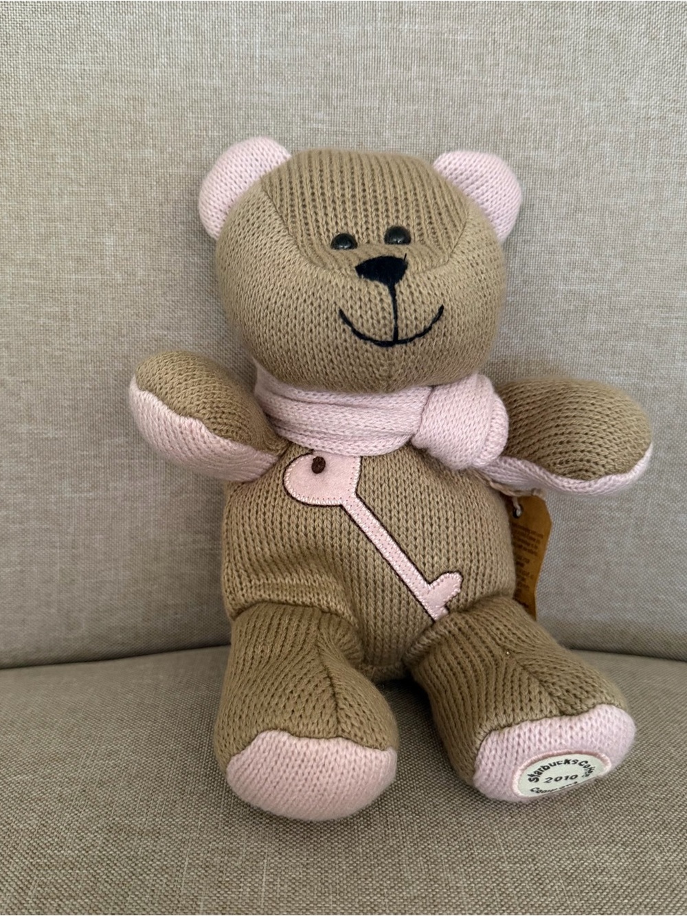 Starbucks Bearista 2010 Valentine’s Day Key to my Heart Plush Bear 89th edition